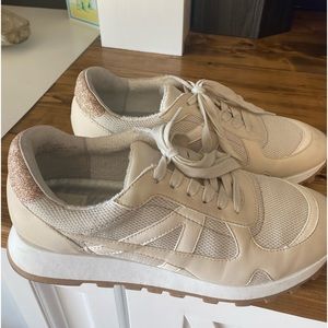 Dolce Vita sneakers with glitter heel- ONLY WORN ONCE.